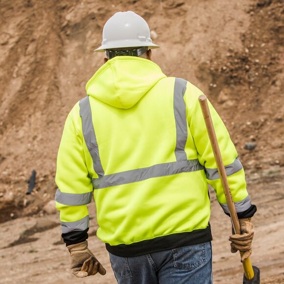 Safety Hoodie Full Zip - Picture 2 of 4